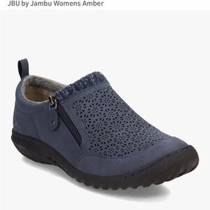 Avery Women's Blue Perforated Mules